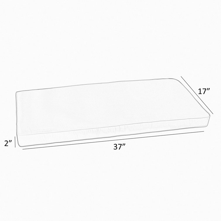 Striped Outdoor Bench Cushion Joss & Main